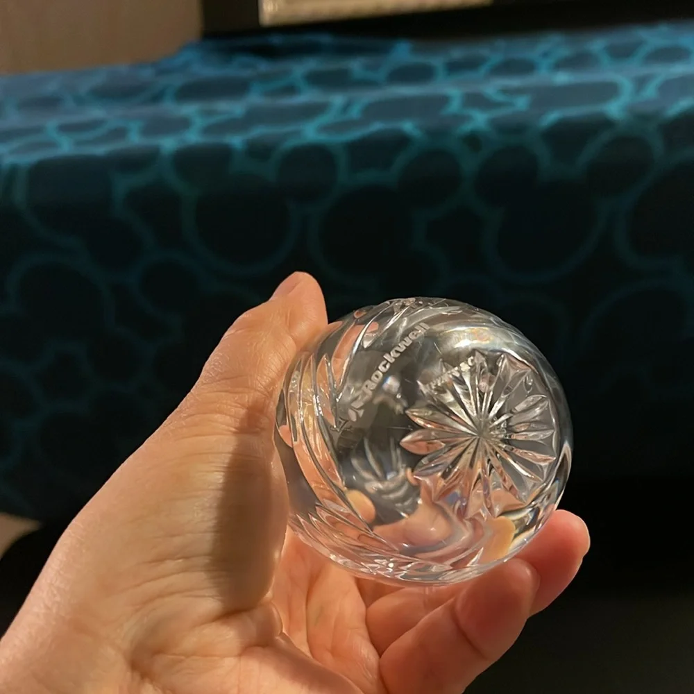 Elegant Crystal Vase- vintage Rockwell +Tiffany &Co 8”